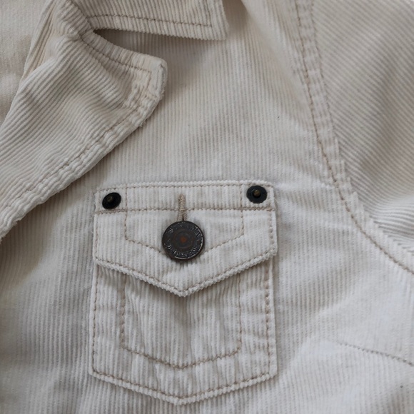 EUC Banana Republic Cream Cotton Corduroy Jacket - Picture 5 of 9